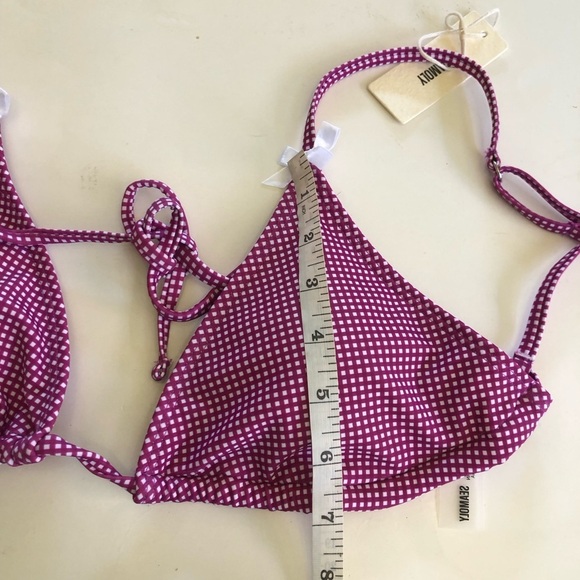 Seamoly Honeymoon Bownot Triangle Top High Cut Bikini Set Size M - Picture 3 of 9